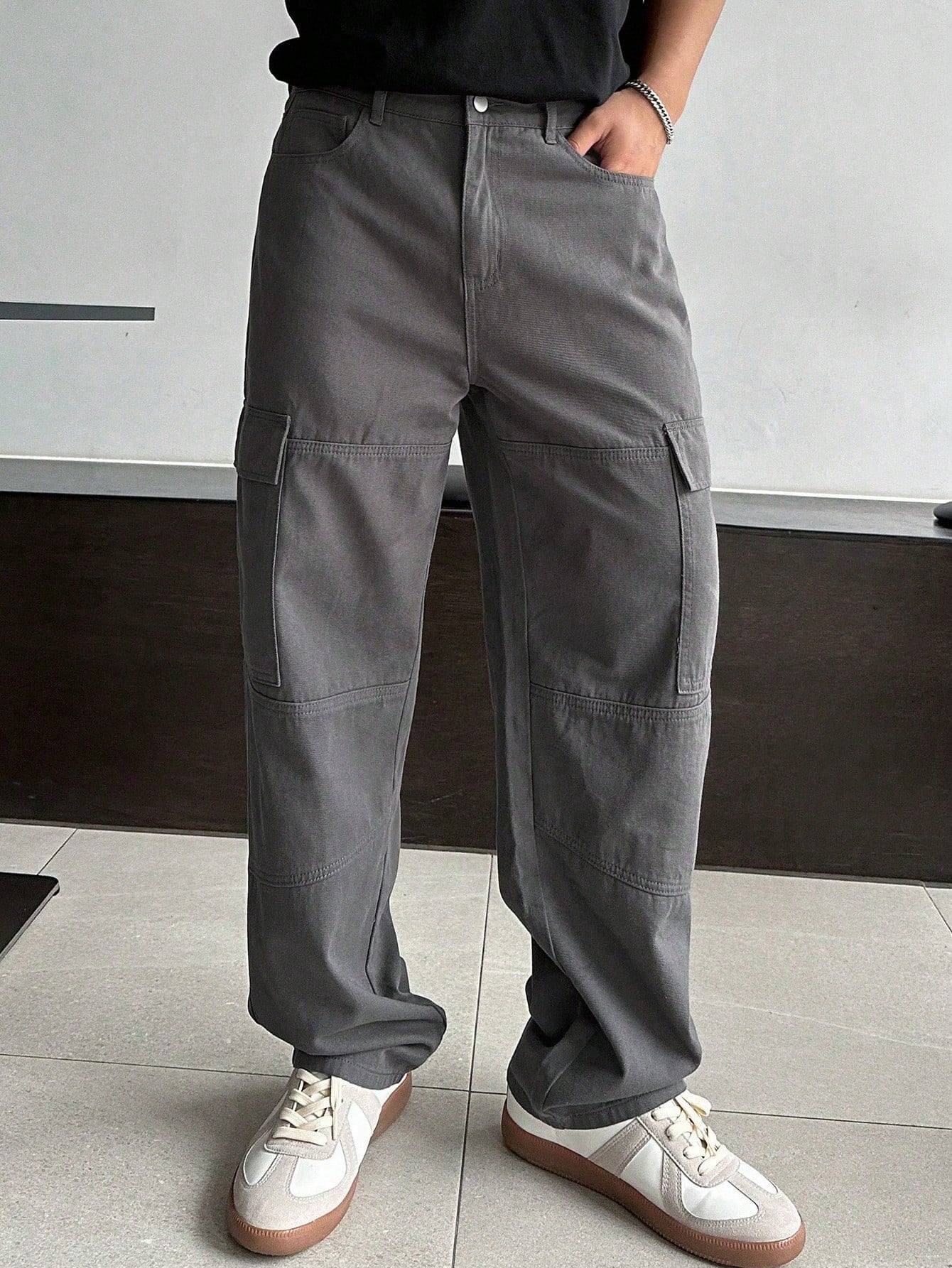 Flap Pocket Side Cargo Pants