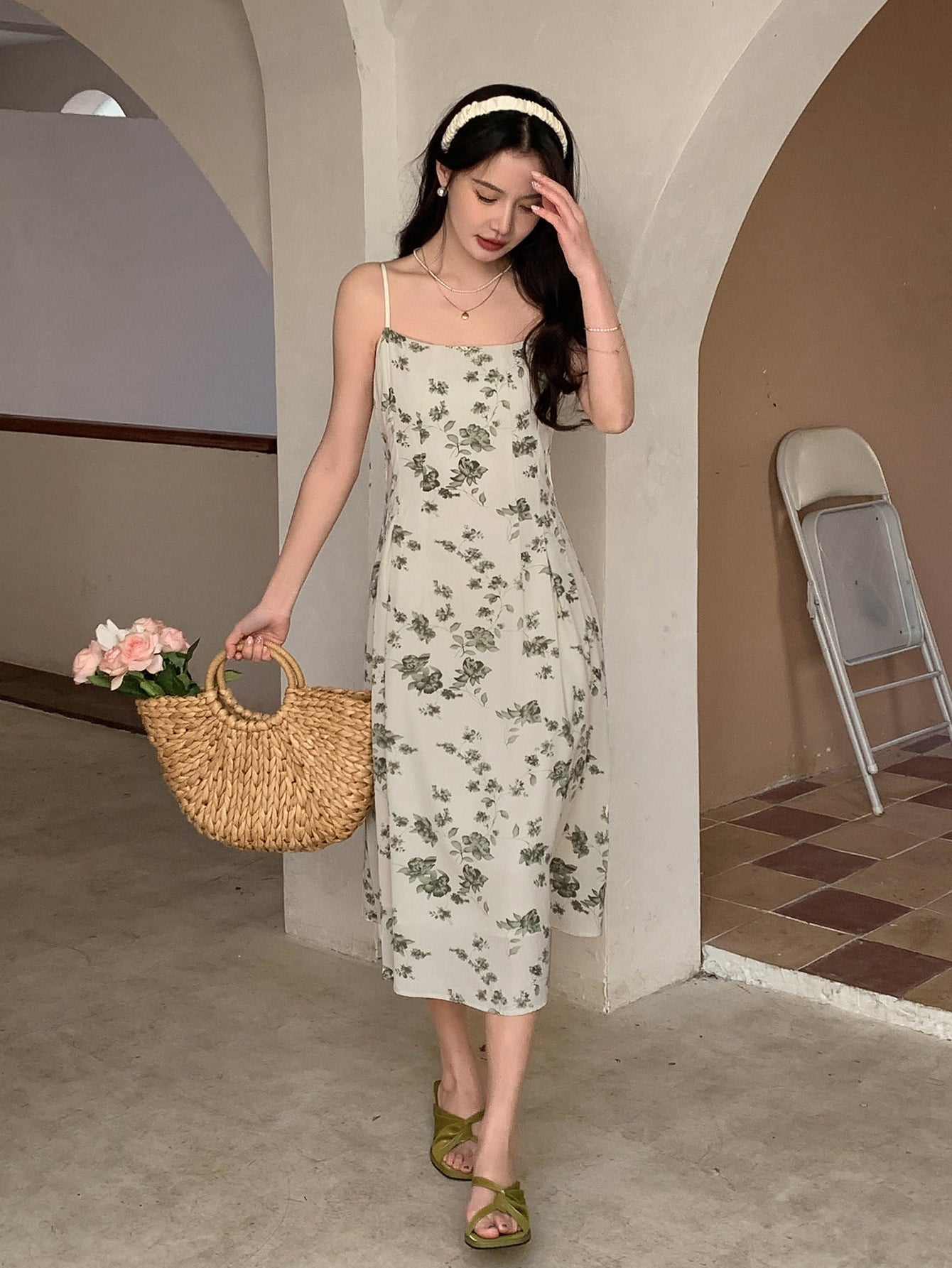 Floral Print Cami Dress
