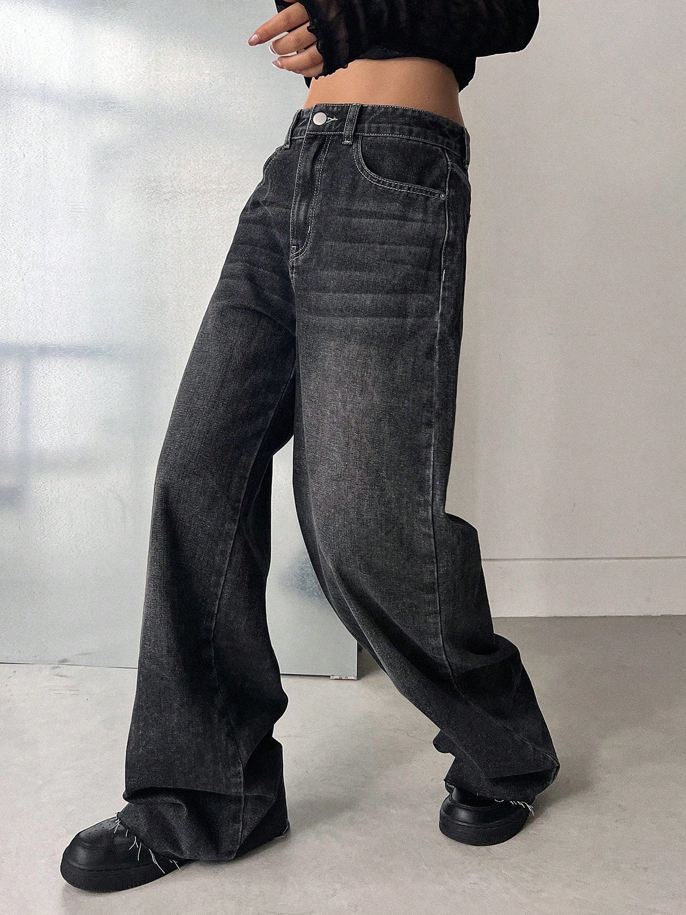 High Waist Wide Leg Jeans – DAZY