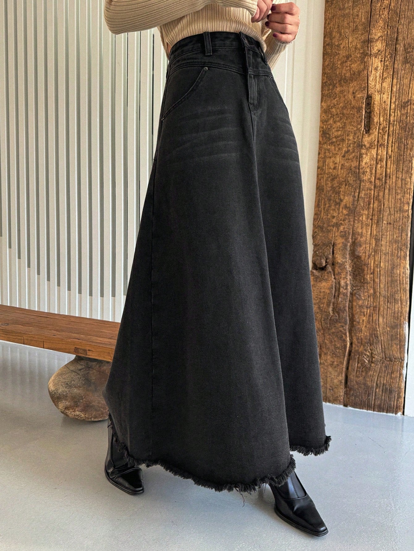 Buy Girls Long Handmade Modest Medium Weight Denim Tiered Peasant Skirt  Size 3-18 Online in India - Etsy